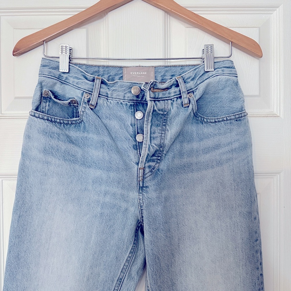 Everlane the Cheeky Jean size 26 crop light wash